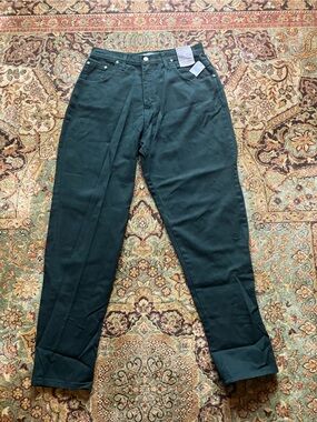Vintage Topaz Deadstock Green Denim Jeans